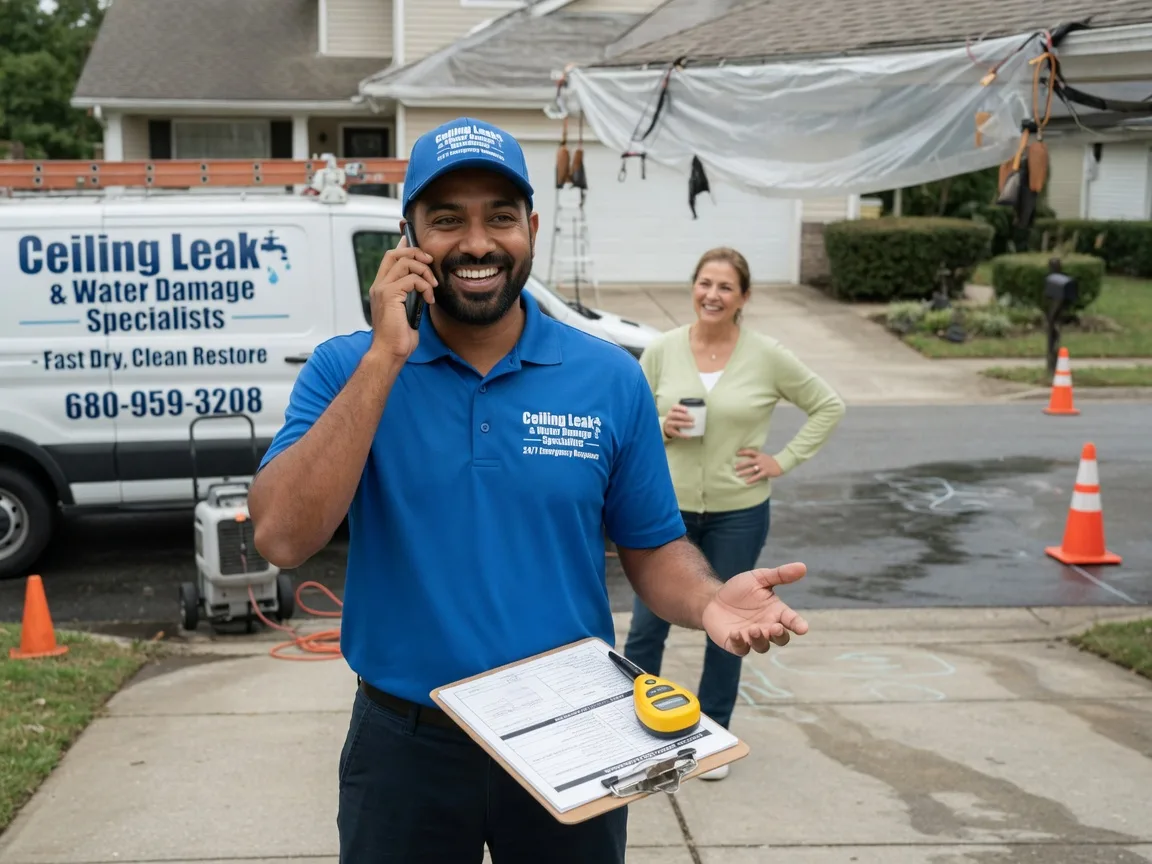 Ceiling Leak Cleanup Willow Spring, NC FAQs